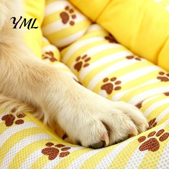 Comfortable Small Dog Bed Banana Cat Bed, Cozy Kitten Snuggle with Raised Edge, Breathable Mesh Cover, Funny for Indoor Cats Dogs Decorative Pet Home