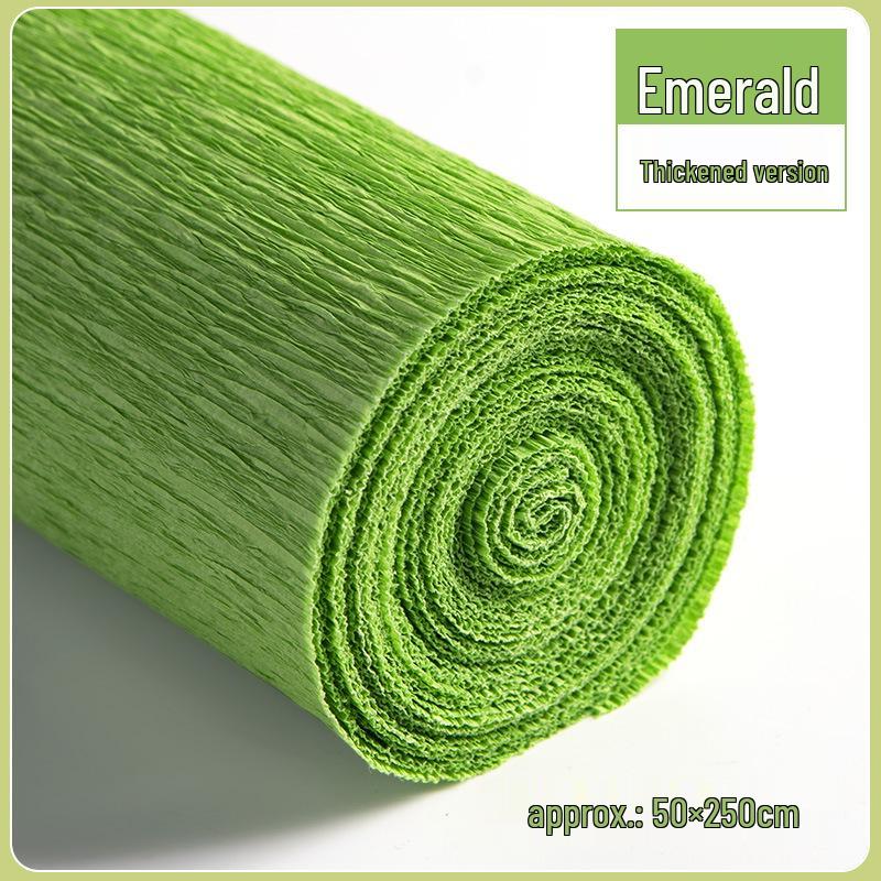 Verdicktes Krepppapier für DIY-Handwerk mit handgefertigten Blumen