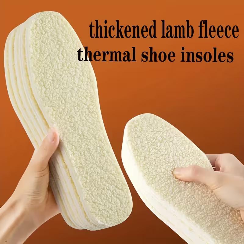 Zimní hřejivé a proti horku vložky do bot - Zesílený beránčí samet a fleecová podšívka, prodyšné a odolné proti zápachu, unisex pro muže a ženy, zimní vložky do bot