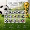 KNK Mini Football Design Evolution Collection Set 1970-2026 Historical Tournament Inspired Soccer Ball Mini Soccer Fans, Sports Enthusiasts