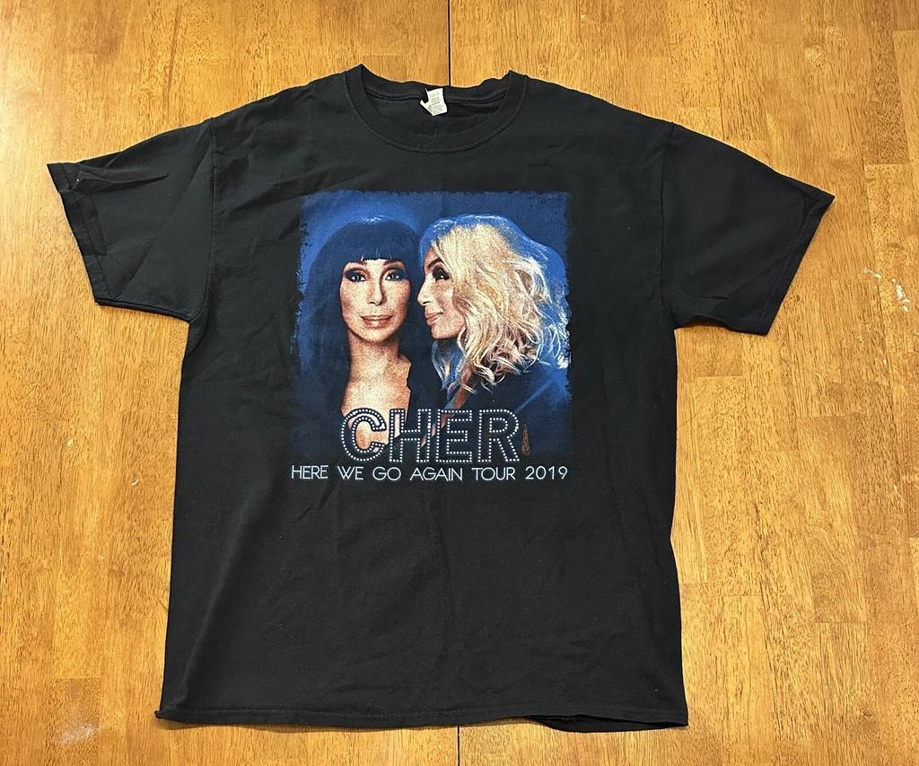 Cher Here We Go Again Tour 2019 T-Shirt Groß