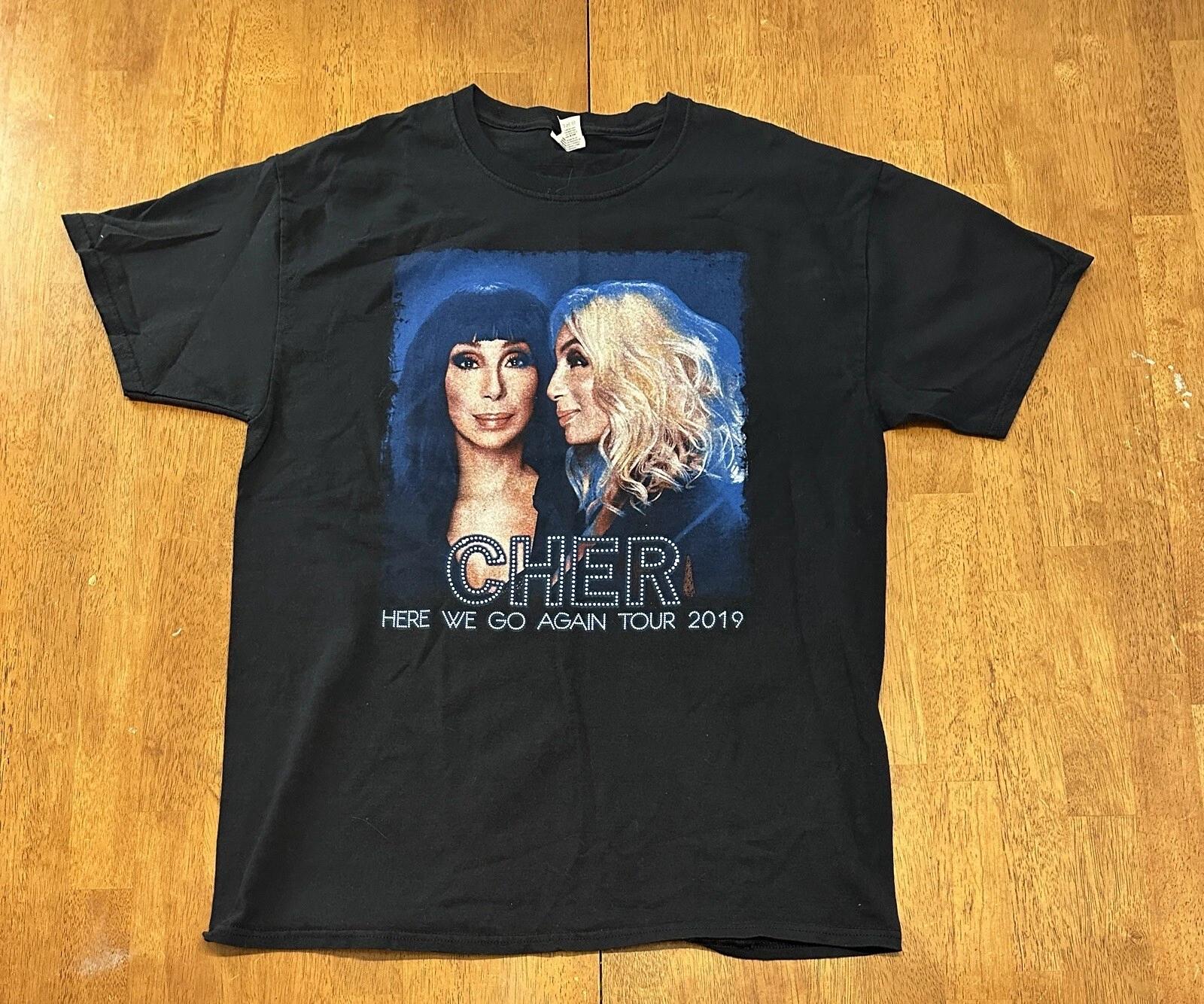 Cher Here We Go Again Tour 2019 T Shirt Large 4XL