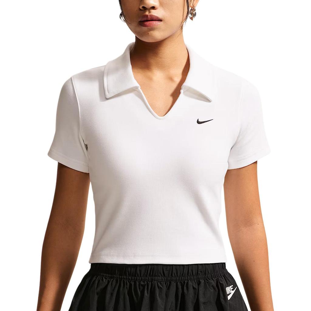 Nike Niezbędna koszulka polo z krótkim rękawem Damskie topy IO2730100