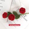 Hand-Knitted Multi-Headed Wool Rose - Qixi Festival Creative Gift Simulation for Birthdays