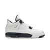 Air 4 Retro LS Grade School ' ' (Unisex) White / Midnight Navy / Legend Blue Kids' Basketball Shoes 408452 107