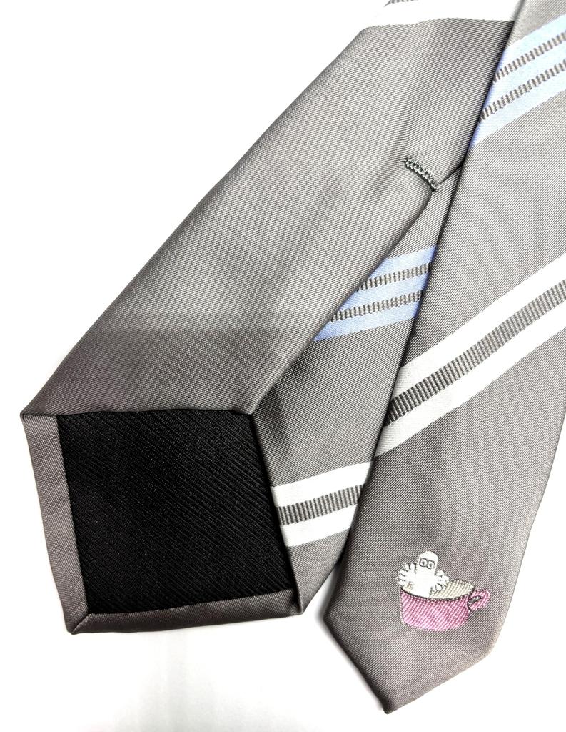 [Alpha Creation] [MOOMIN Moomin Hattifatteners Gray Tie Character Men's Women's Gift 05395-3609-02]