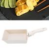 Tamagoyaki-Pfanne Antihaft Aluminium Rechteckig Japanische Omelettpfanne mit abnehmbarem Griff für das Frühstück