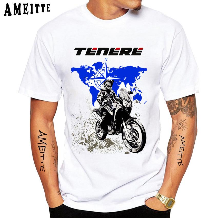 2025 New Tenere 700 Adventure SuperTenere 1200 Sport T-shirt Men Short Sleeve Ride Motorcycle T-Shirt Hip Hop Boy Riding  Tees