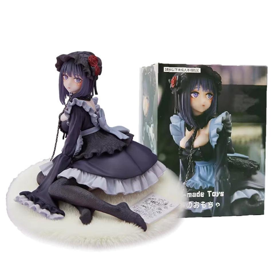 2pcs My Dress-Up Darling Anime Figure Black Maid Outfit Kitagawa Marin Action Figure Shizuku Kuroe Figurine Collection Model