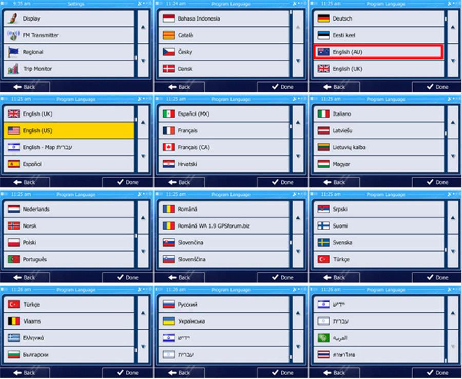

Latest 8GB GPS maps micro SD card Australia New Zealand for WIN CE system device