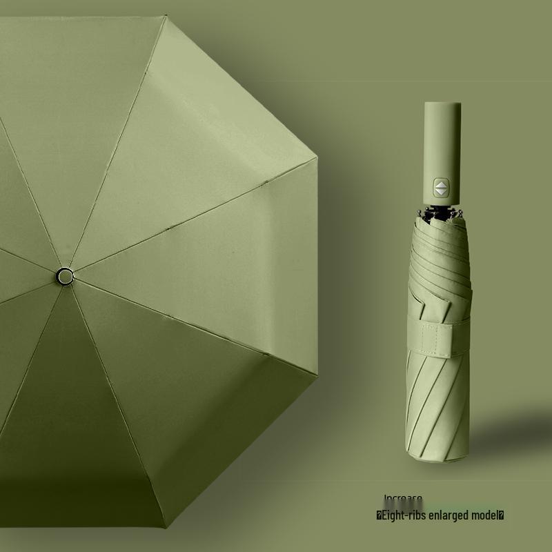 Large Women's Automatic Umbrella: UV Protection, Sunshade, Sturdy, Foldable, Suitable for Sun and Rain
