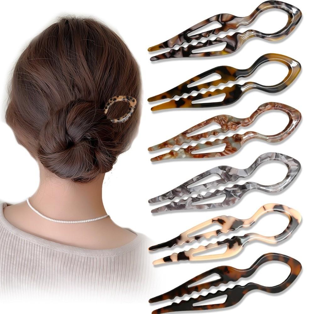 Headbands French Hair Pins V-Shaped Hair Sticks Hairstyle Tool Hair Fork