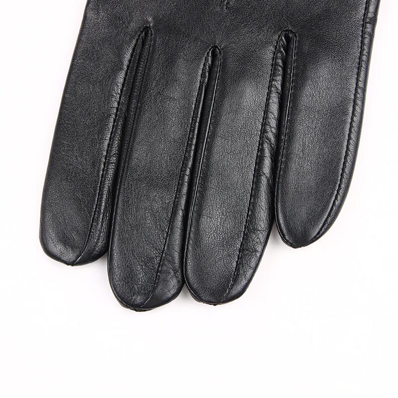 Hengyuanxiang Men's Fleece-Lined Sheepskin Gloves