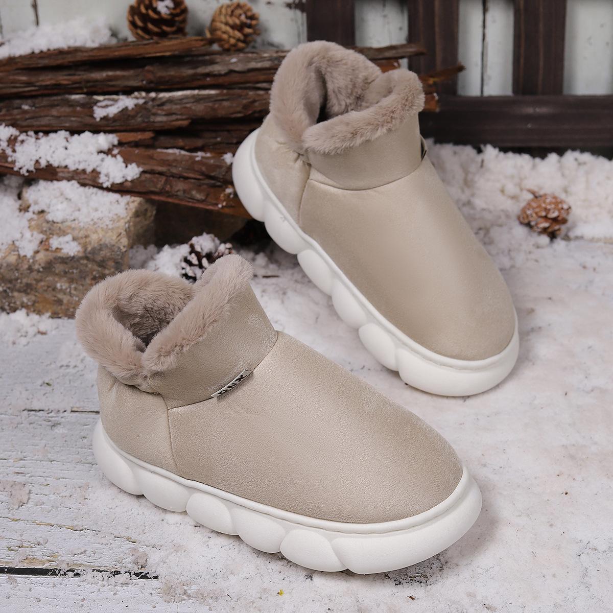 

Новые хлопковые туфли для пожилых людей для мужчин и женщин, зимняя верхняя одежда, сумка, бархатная домашняя теплая обувь на каблуке из хлопка на платформе для мужчин 44-45 хаки