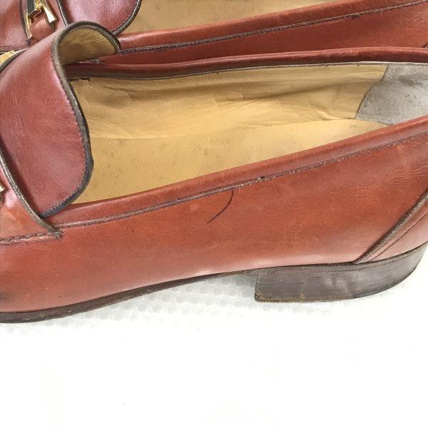 Retail 50000yen Plus BARRETT Leather Bit Moccasin Loafer 8.5 / 26.5-27.0cm / Brown Slip-On Business Shoes(USED)