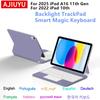 AJIUYU Magic Keyboard for iPad 11th Case iPad A16 11th Generation 11 Inch 10th Smart Cover With Multi-Touch Trackpad