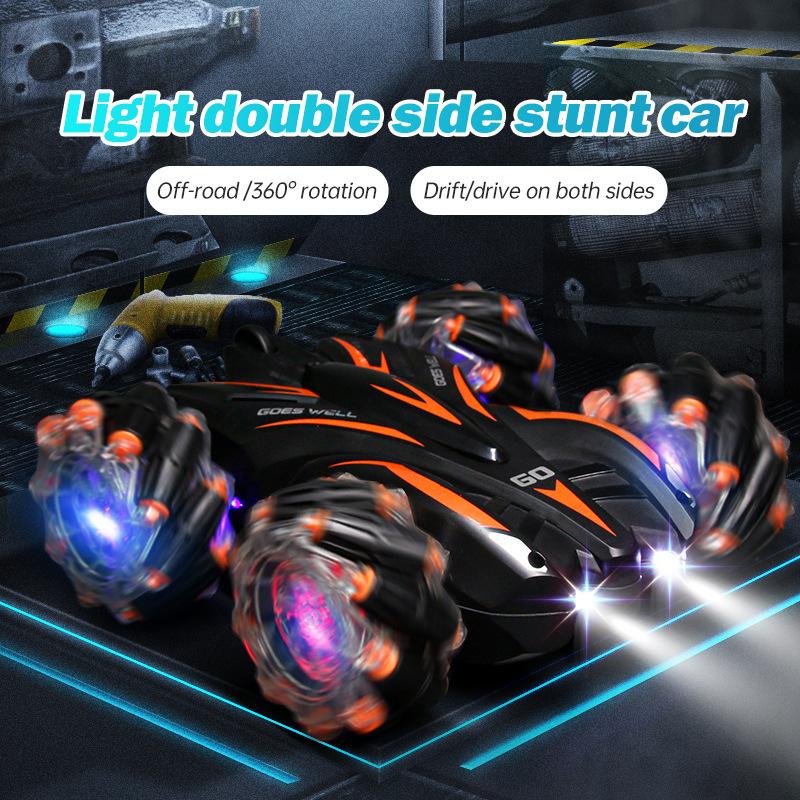 Gesture Induction Remote Control Car Double-sided Drift Stunt Car Children's Toys 4x4 Off-road Vehicle