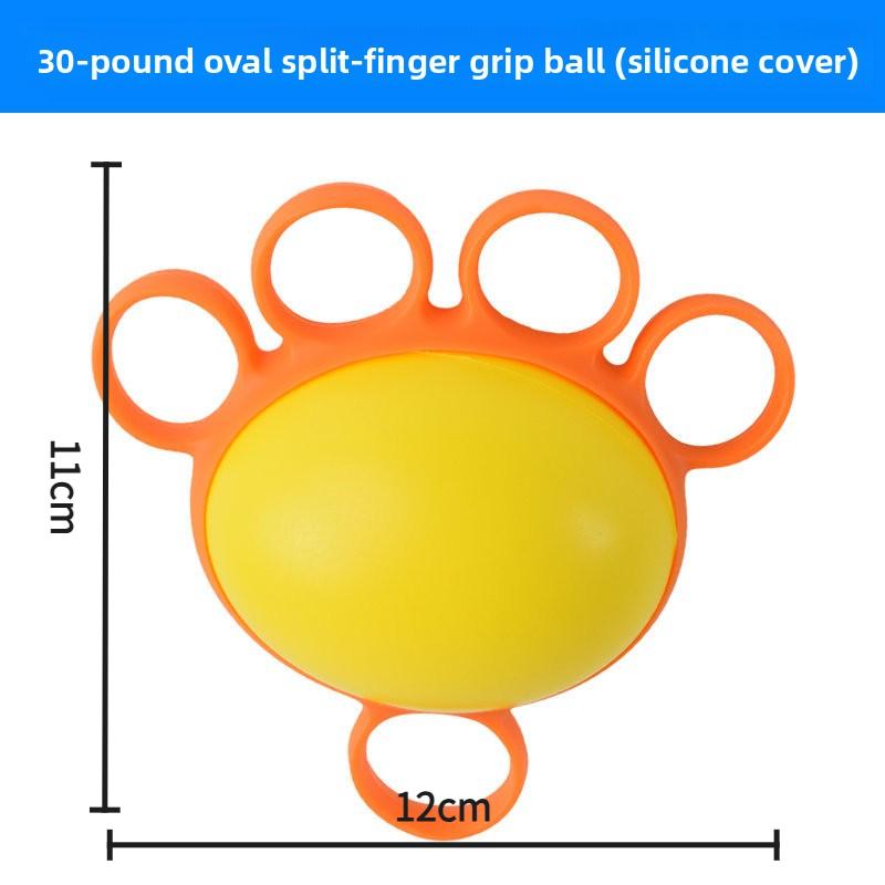 Finger Grip Strength Ball Recovery Hand Therapy Exercise Equipment For Elderly Wrist Finger Muscle Strengthener Splitter Ring