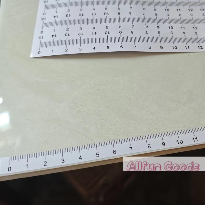 10-piece Self-adhesive Ruler Set, Suitable For Office/study/sewing — Can Be Attached To Any Smooth Surface, Measuring Tool