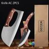 WXCOO Multifunctional Vegetable Cutting Knife Stainless Steel Kitchen Fruit Slicing Meat Cleaver Labour-saving Chopping Knife