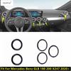 ABS Central Dashboard Air AC Conditioning Vent Outlet Ring Cover Trim Accessories For Mercedes-Benz GLB 180 200 X247  - 2024