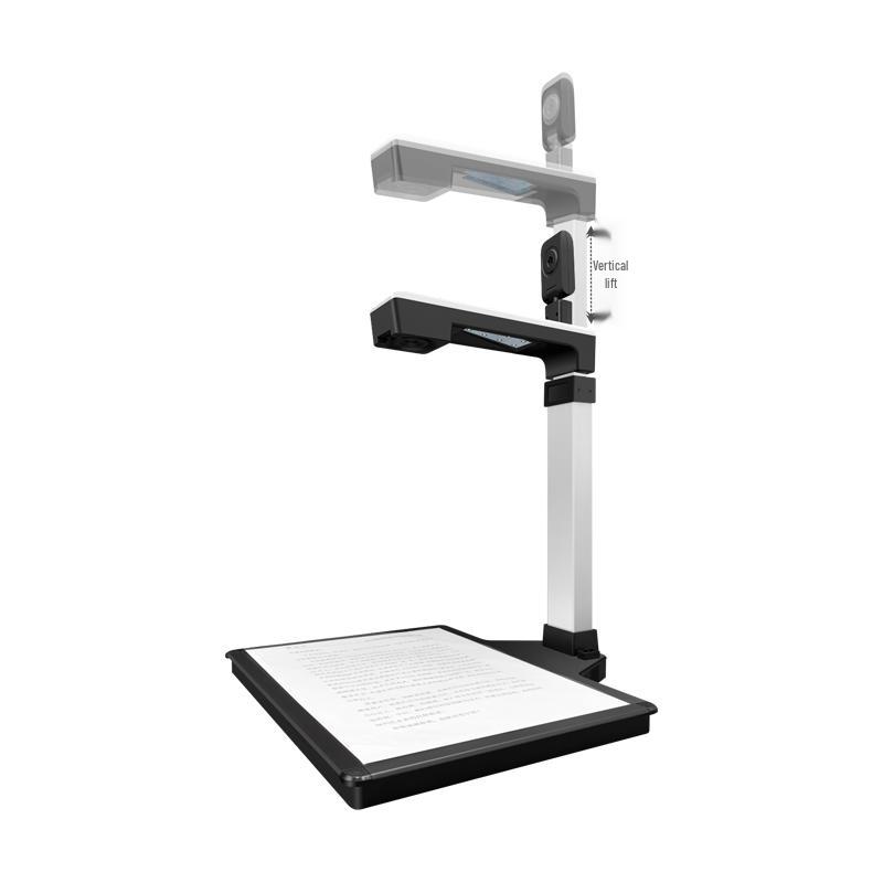 Dual Lens High-Speed Document Camera for Office Counters CN plug (adapter included)