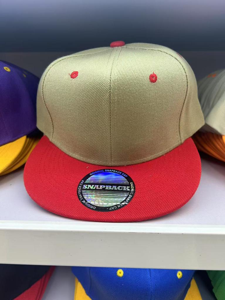 Unisex Flat Brim Baseball Cap For Men Women Fashion Color Plain Snapback Hat Outdoor Leisure Patchwork Hip Hop Sun Hats
