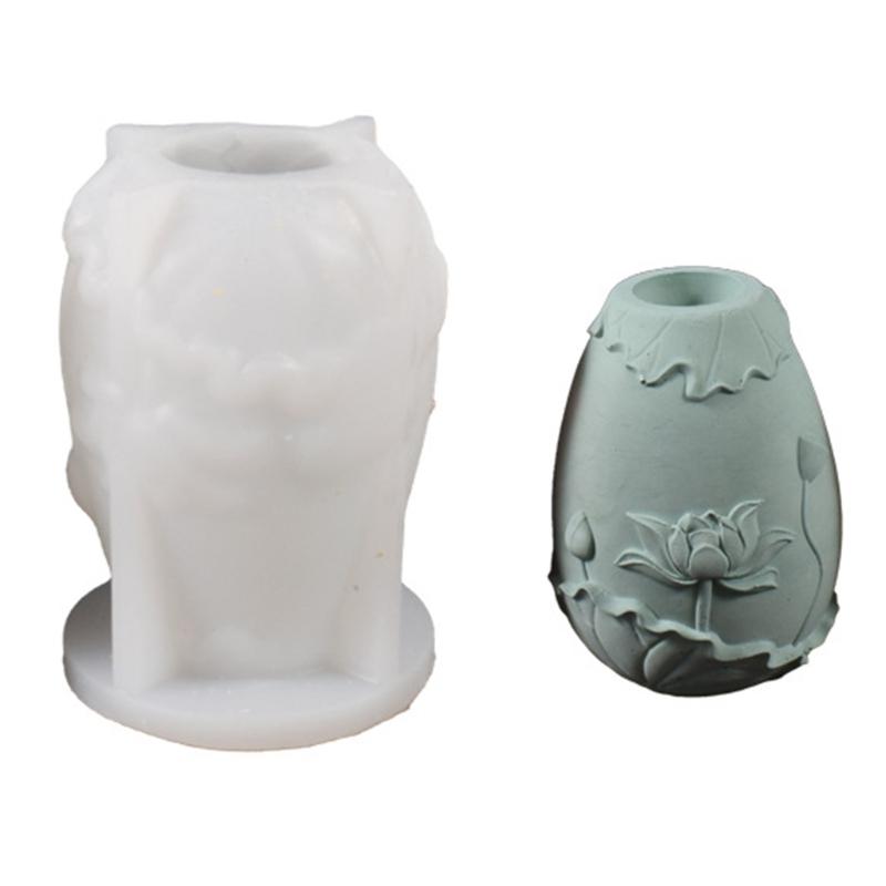 Blomstervaseplanteform Høytemperaturbestandig silikonform for hjemmedekorasjon Lage smykketilbehør