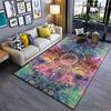 Mandala Floral Carpet Design Suitable As a Non-slip Mat for the Living Room or Bedroom Sofa