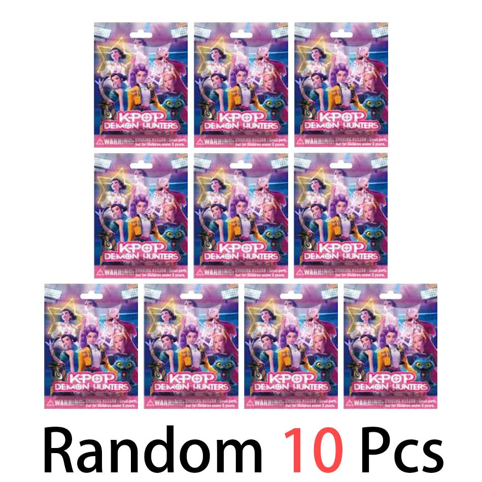 Anime 24 Stück Kpop Dämonenjäger Box Dämonenjäger Rumi Mira Zoey Tiger Spielzeug Schreibtischdekoration Statuen Ornament Kind Weihnachtsgeschenke