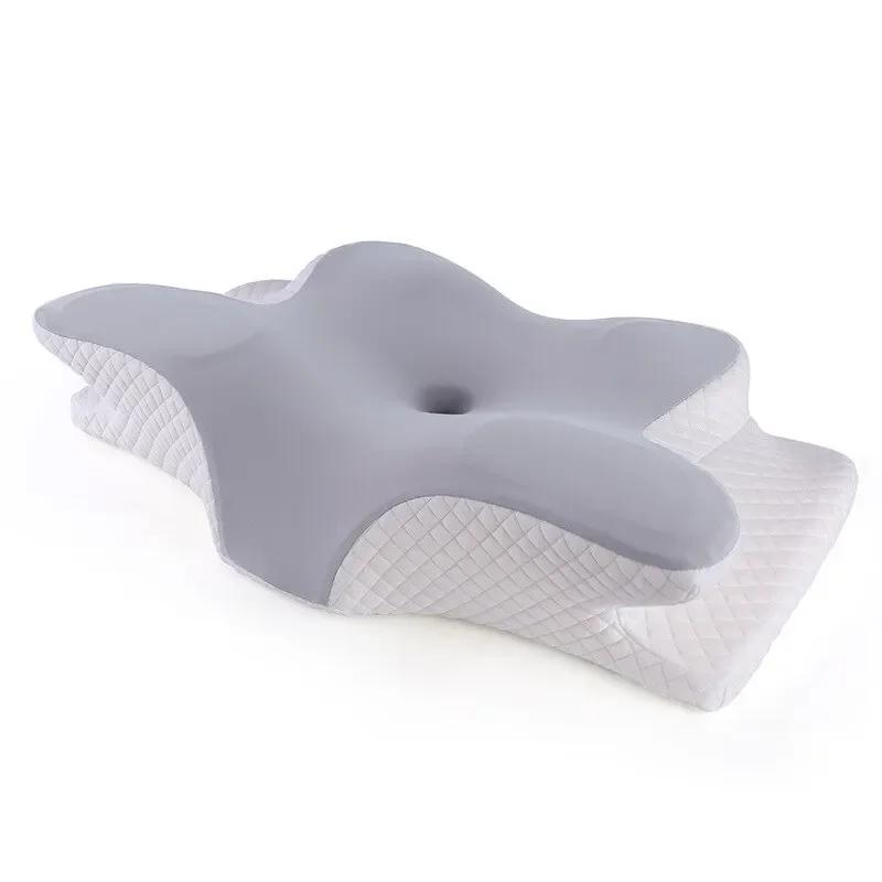Memory Foam Kuddar Fjärilsformade Avkopplande Livmoderhalsen Långsam Rebound Nackkudde Smärtlindring Sova Ortopedisk kudde Sängkläder