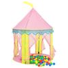 93680 vidaXL Children's Play Tent Pink 100x100x127 Cm
