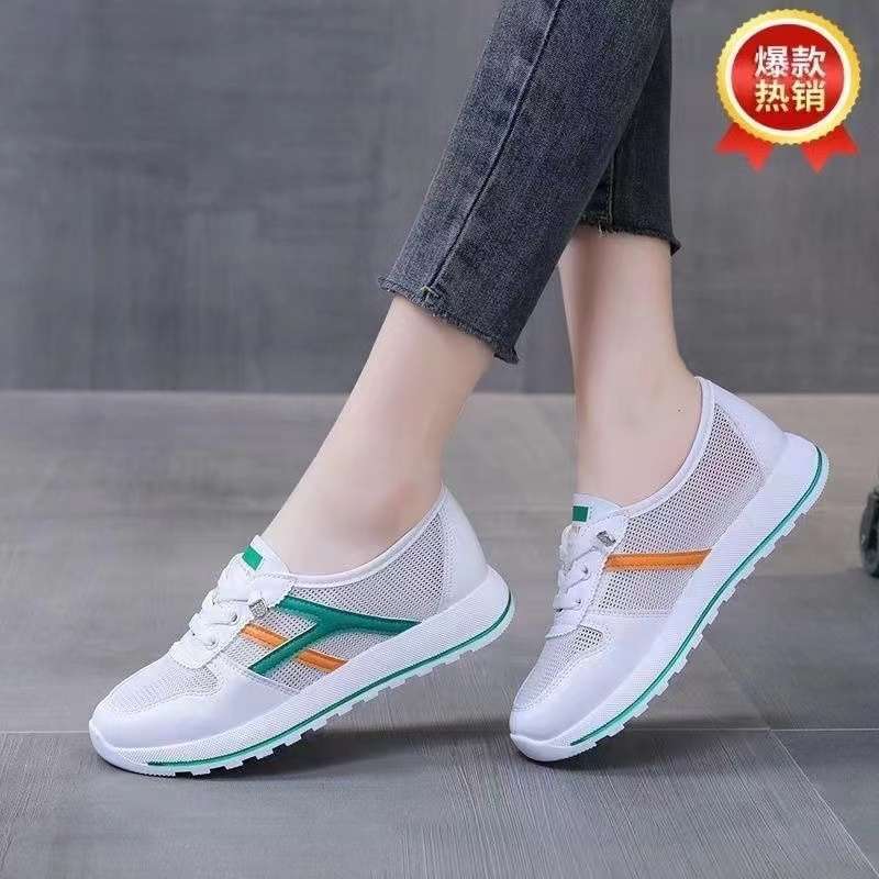 Forrest Gump shoes women's shoes 2025 new versatile women's sports shoes women's spring and summer mesh flat casual board shoes
