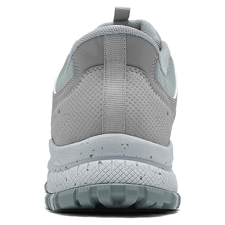 Skechers Outdoor Mens Flash Wing Shoes Cushioning Thick Sole Comfortable Low Top Hiking Shoes Men sneaker Gray 237752-GRY
