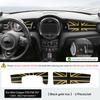 Car Dashboard Decorative Shell ABS Leather For Mini Cooper F55 F56 F57 2014-2021 Center Console Decorative Shell Car Accessories