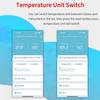 WiFi Temperature Humidity Sensor Smart Hygrometer Thermometer Sensor with APP Remote Monitor and Alert High Precision Indoor Thermometer No Hub Requir