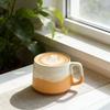 Kreativní hrnek na kávu v japonském stylu s glazurou, 320 ml / 11,29 oz, hrnek, pivní hrnek, hrnek na mléko, nový design, vhodný pro páry / domov / kancelář