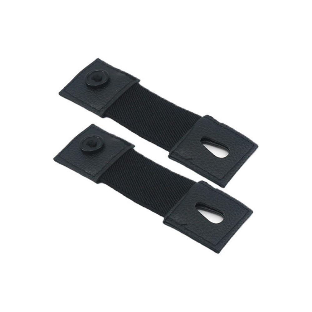 2Pcs Elastic Women Men Shirt Cuff Holders Adjustable Arm Cuffs Bands Extension Button  Accessories