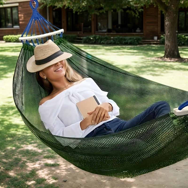 1pc Elastic Swing Chair Bed Adjustable Soft Rope Hanging Chair for Garden Outdoor Entertainment & Relaxation