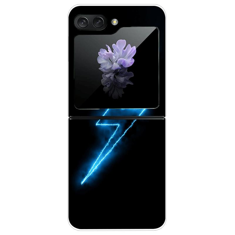 Transparent Case For Samsung Z Flip7 5G Fashion Printing Hard PC Clear Phone Cover For Galaxy Z Flip 7 Protective Fundas Shells