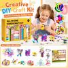All-In-One Handicraft Kit DIY Creative Toy Set Includes Various Craft Supplies for Kids Ages 8 and Up Educational Arts and Crafts Activity