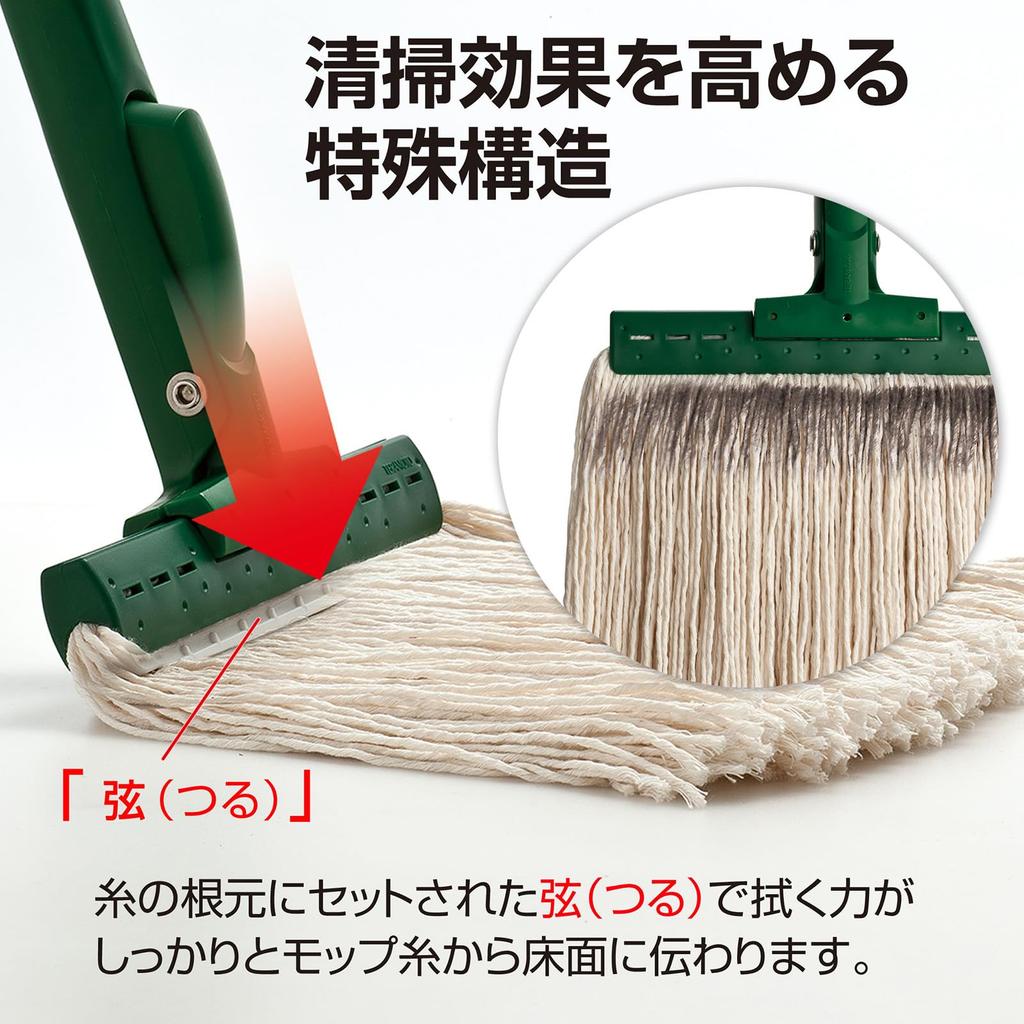 TERAMOTO FX Mop Replacement 260g Red Thread, (J),