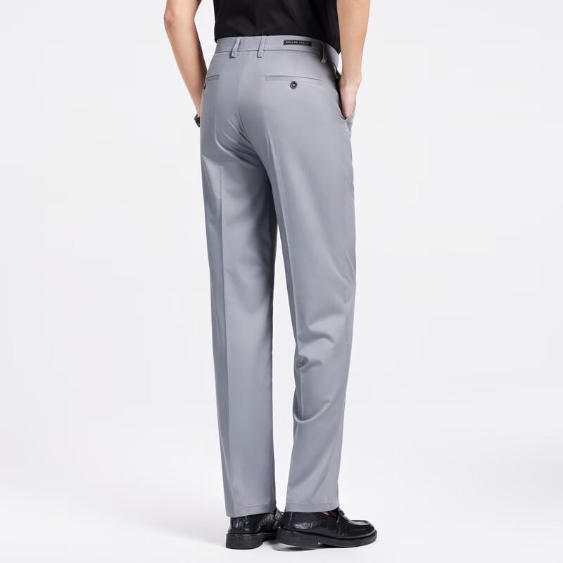 Fengxiao Men's 2026 Spring Casual Business Straight-Leg Pants