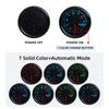 52mm 7 Color In 1 Racing Gauge Turbo Boost Gauge Bar PSI 2 Inch Water Temperature Oil Temp Volt Fuel Press Gauge Tachometer