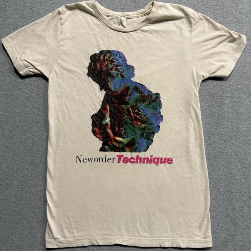 New Order Technique Shirt White Concert Rock Band T Shirt w/Tag Sz Small? *Read