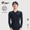 Lampaida Men's Breathable Thin Long Sleeve Cycling Jersey - Spring/Summer Road & Mountain Bike Suit