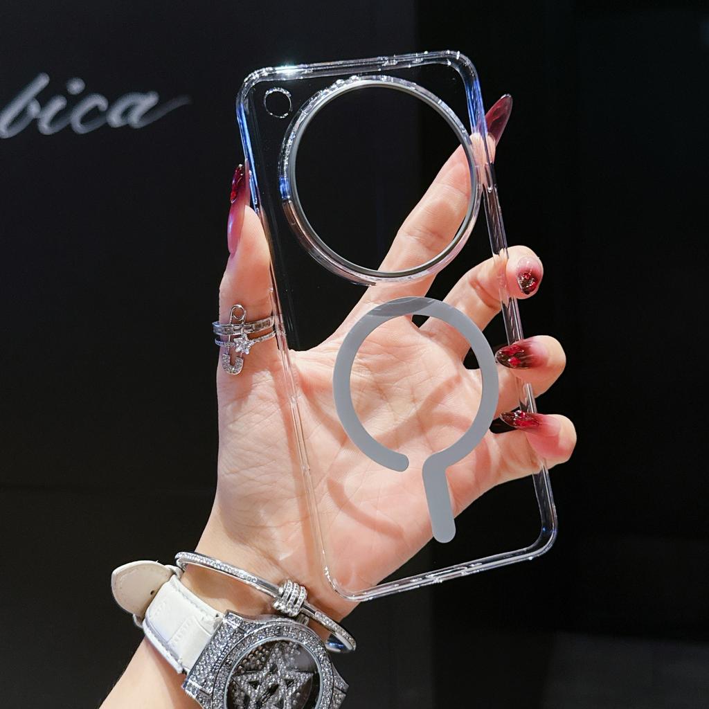 For OPPO Find X9 Pro Phone Case Hard PC Transparent Magnetic Wireless Charging Protective Back Cover For Find X8 Ultra X8S Plus