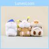 Cute Cartoon Hamster Plush Toy Keychain Super Soft Fluffy Bag Charm For Kids
