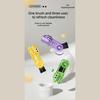 Three-in-one cleaning brush shark style kitchen portable purple green yellow 1pcs