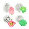 Silicone Lotuses Flower Mold With Detailed Texture Ideal For Home Decoration Wedding Cake Soap Making Mould